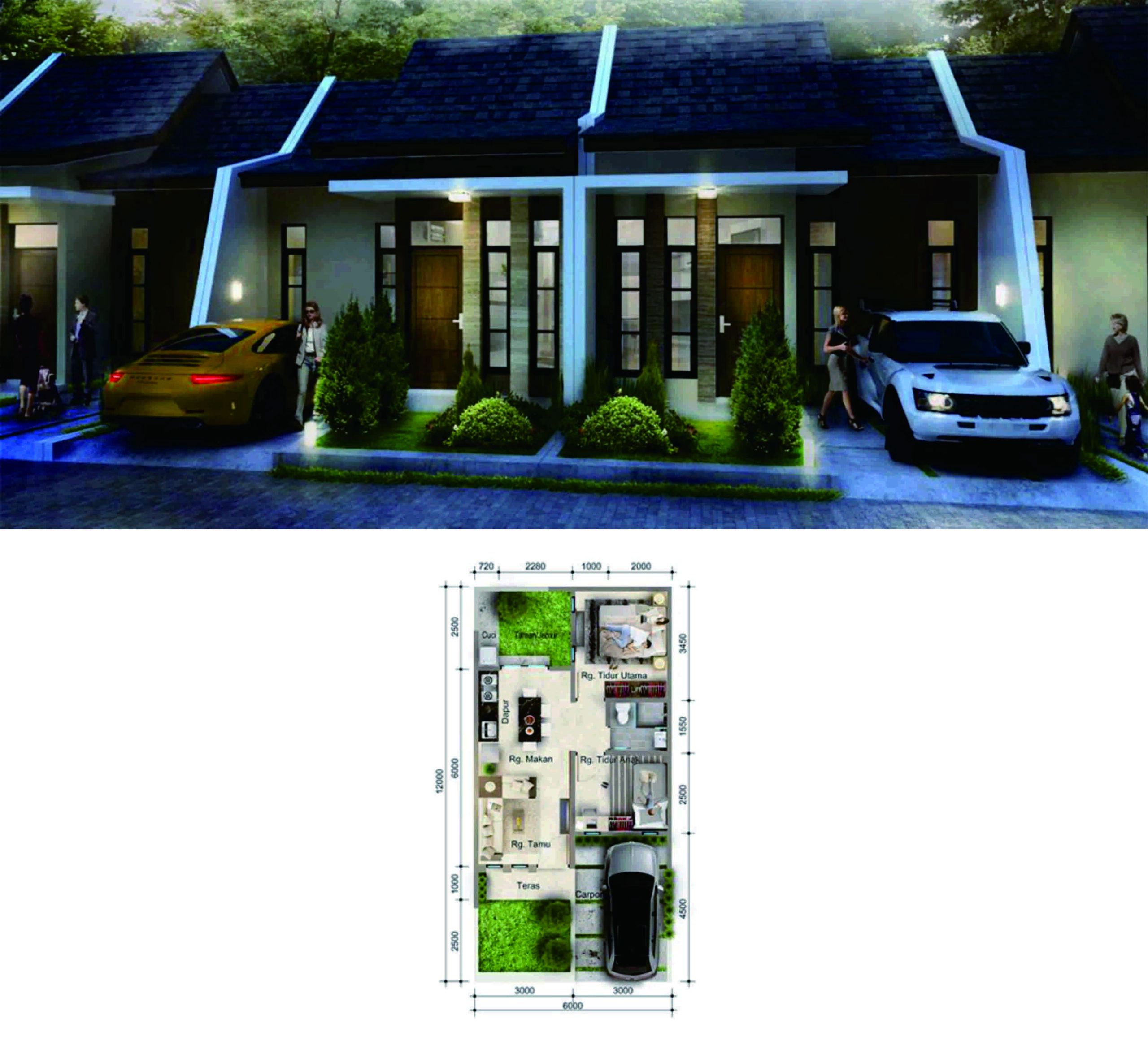 Padmasari Residence – Rumah Minimalis dijual di area Parung Bogor